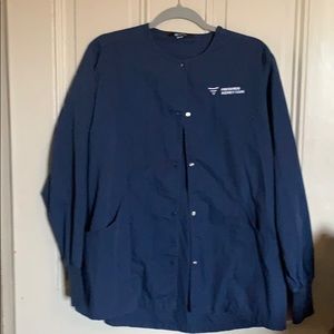 Fresenius scrub Jacket-Navy-Medium